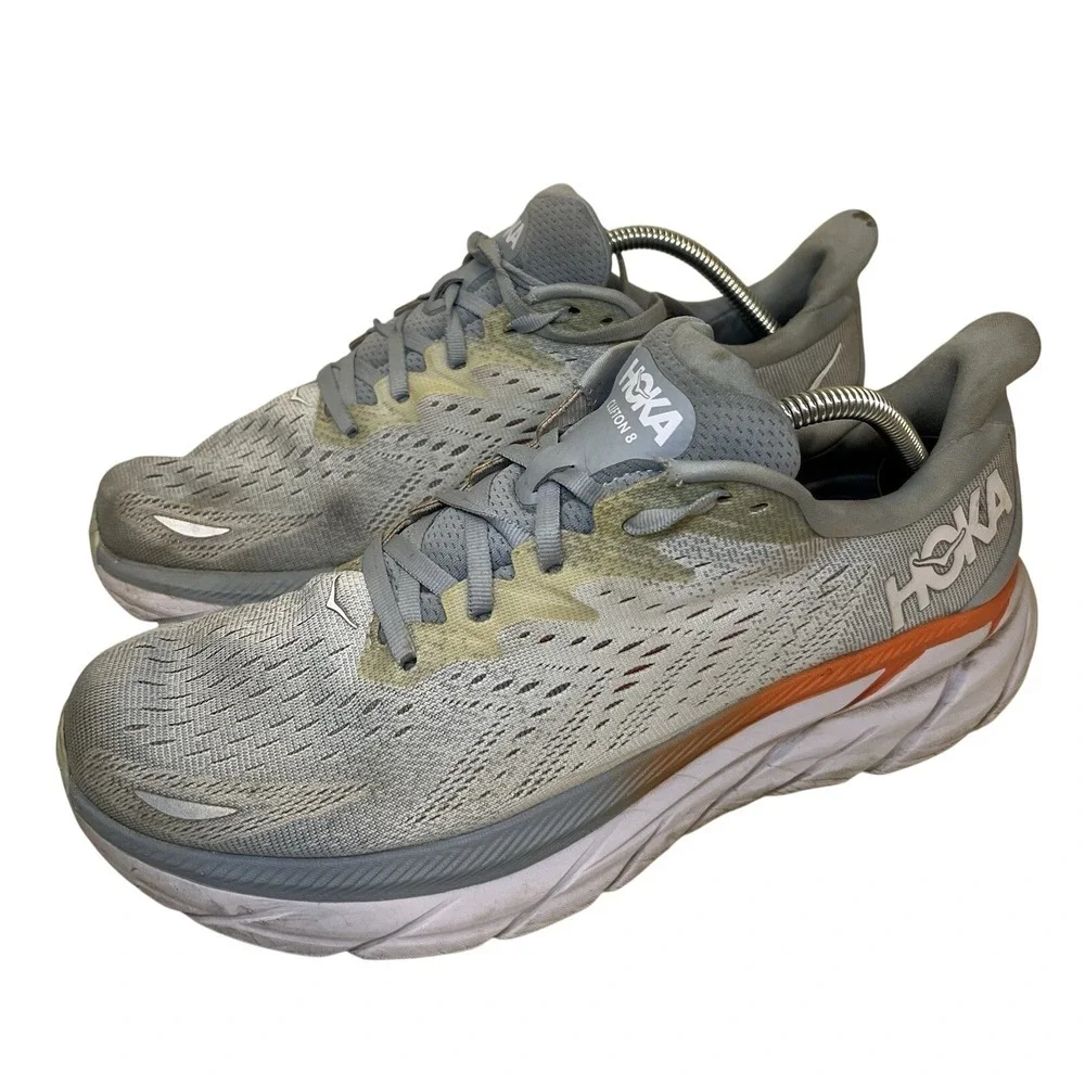 Hoka One One Clifton 8 Ice Blue Women's Size 11 B Running Shoes Sneakers Walking